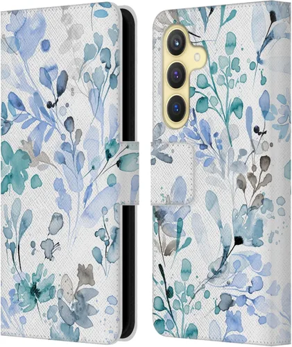 Vista 38 de Head Case Designs Officially Licensed Ninola Beige Wild Grasses Leather Wallet Case Compatible with Samsung Galaxy A07 4G