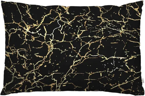 Vista 11 de EKOBLA Funda de almohada de arte abstracto, teñido anudado, amarillo, verde, rojo, diseño moderno y contemporáneo, pintura de tinta, decoración