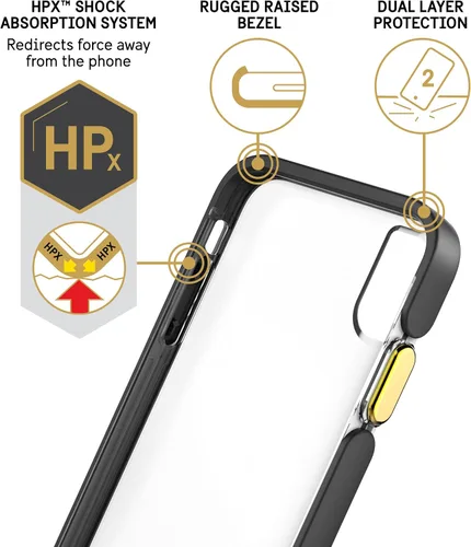 Vista 2 de Pelican Ambassador - Carcasa para iPhone X (transparente/negro)