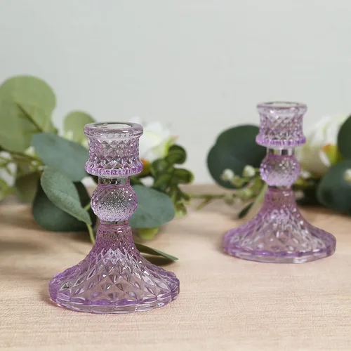 Vista 13 de Efavormart - Candelabro de acrílico transparente con 9 brazos, soporte para velas con base cuadrada, 4 pies de alto