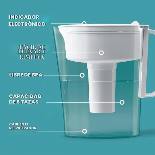Vista 3 de Brita Metro - Jarra de agua con 1 filtro de larga duración