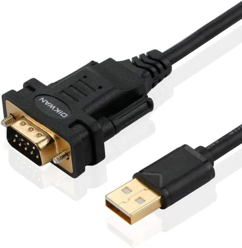 Vista 11 de Cable USB a RS232 Serie DB9 Macho, Pack de 2