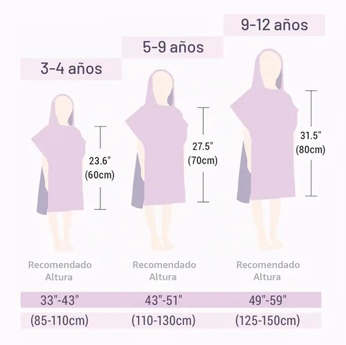 Vista 4 de BANGSAUR Toalla con capucha para niños, para el baño, la playa, toallas de algodón suave, absorbente, para piscina, con capucha, poncho para bebé