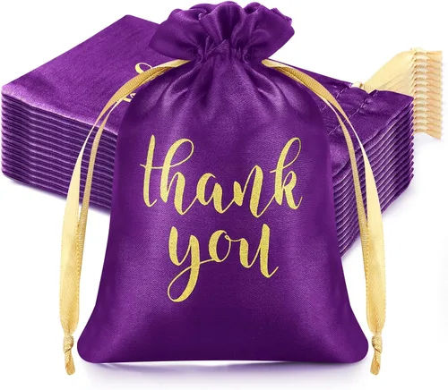 Vista 19 de Sieral 50 bolsas de regalo de satén con cordón para joyas, bolsas para dulces para el día del padre, boda, baby shower, despedida de soltera, fiesta