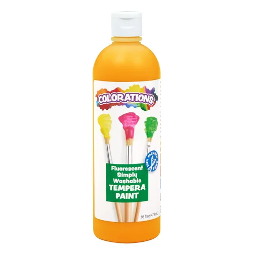 Vista 12 de Colorations WSTBK - Témpera lavable simple, color negro Azul Fluorescente (Fluorescent Blue)