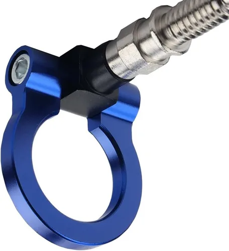 Vista 11 de JGR Track Racing Style - Gancho de remolque con tornillo de aluminio CNC para la defensa delantera y trasera del BMW, Negro