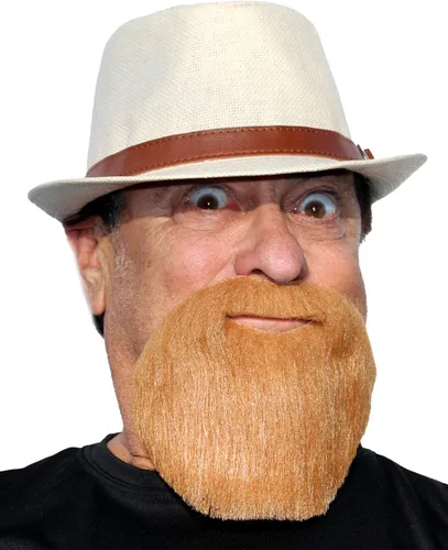 Vista 7 de Barba de círculo completo falsa de la cabra extendida realista, barba del traje de la novedad