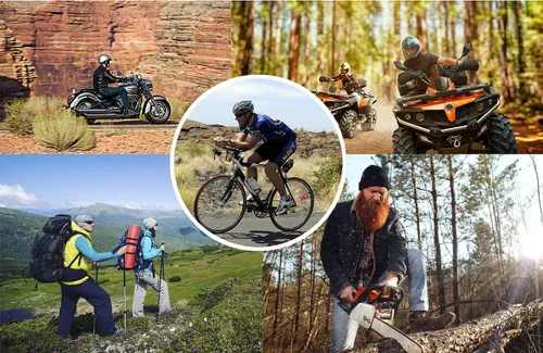 Vista 7 de QUENLOOP Guantes de ciclismo para hombre y mujer, guantes de motocicleta con pantalla táctil, guantes de motocicleta para carretera y motocross