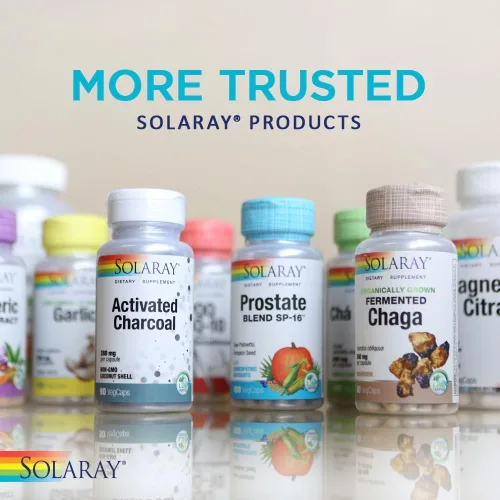 Vista 7 de SOLARAY Raíz de jengibre de 1100 mg Apoyo saludable para la digestión, las articulaciones y el movimiento y las molestias estomacales Raíz