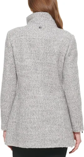 Vista 3 de Calvin Klein Chaqueta de lana asimétrica para mujer