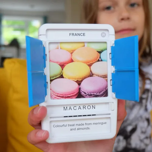 Vista 5 de 100 PICS France - Juego de cartas infantil de Francia, juegos de viaje divertidos y familiares, recursos de aprendizaje, tarjetas didácticas