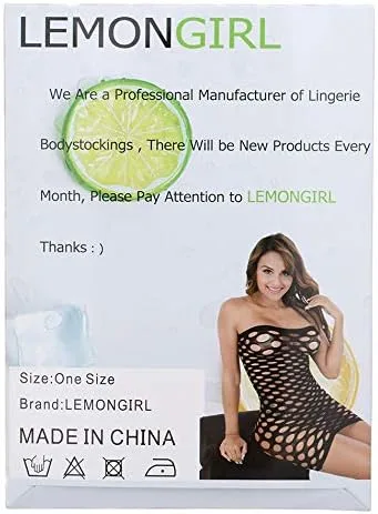 Vista 6 de Lemon Girl - Chaleco de lencería para mujer, talla 2-18, babydoll de alta elasticidad