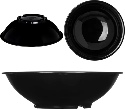 Vista 2 de Carlisle FoodService Products 800B03 - Ensaladera de melamina, 27 onzas, color negro