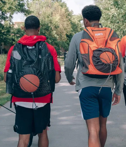 Vista 7 de Point 3 Road Trip 2.0 Mochila Mochila de Baloncesto con Cierre Resistente Compartimento de Bolsillo de Malla Ventilada para Zapatos
