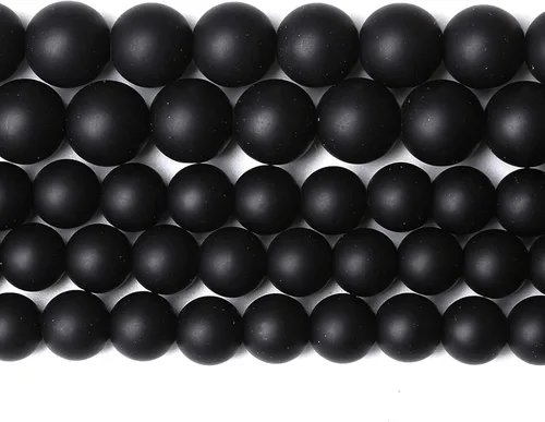Vista 108 de 4MM 86 piezas Cuentas sueltas de piedra natural de amazonita calcedonia para hacer joyería DIY Pulsera Collar 1 hebra