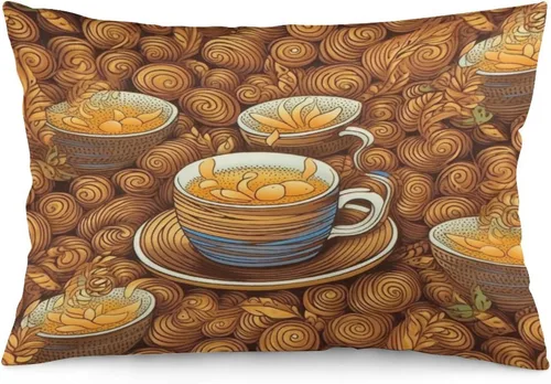 Vista 8 de Funda de almohada divertida de calavera de Halloween de 12 x 20 pulgadas, funda de almohada rústica de Halloween con cremallera oculta, suave
