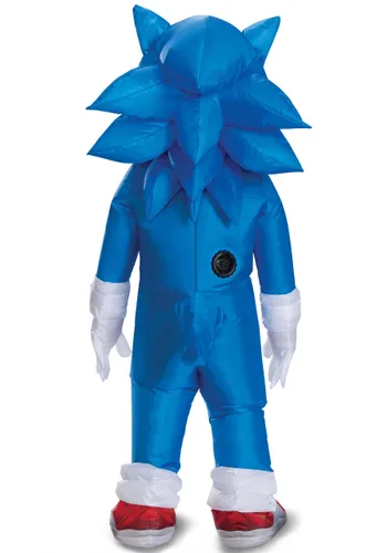 Vista 4 de Disfraz Inflable de Sonic the Hedgehog para Niños Multicolor