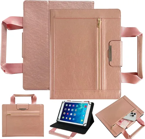 Vista 20 de Dteck Funda universal para tablet de 7.9 a 8.4 pulgadas, funda plegable de piel con tapa para Onn de 8 pulgadas, Samsung Galaxy Tab 8.0 pulgadas 8.4
