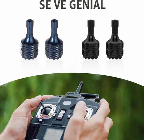 Vista 4 de NQEUEPN Controlador de palo de dron desmontable de 4 piezas para DJI Removable Joysticks Replacement, Drones Accessories for DJI Mini 3/Mini 3/4