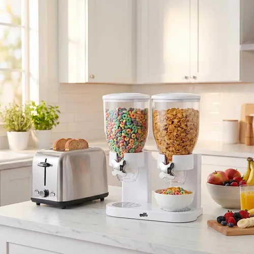 Vista 6 de Dispensador único Zevro de alimentos secos, Dispensador doble