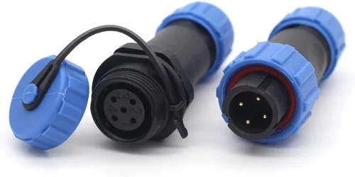 Vista 10 de SP13 2pin/3pin/4pin/5pin/6pin/7pin/9pin conector de cable de aviación, enchufe impermeable IP67, conector de equipo de luz LED