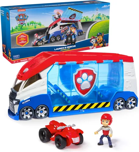 Vista 13 de Paw Patrol, Patrulla de Chase, Vehículo de juguete con figura de acción coleccionable, juguetes para niños con conciencia sostenible para niños