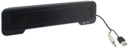 Vista 11 de Altavoz estéreo 2 en 1 de la barra de sonido alimentada por USB de escritorio, luz LED RGB