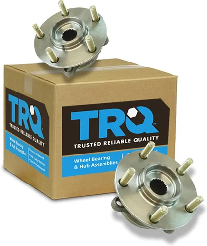 Vista 156 de TRQ Juego de 2 rodamientos de rueda delantera y conjunto de cubo compatible con Tesla 3 2020 Y 2018-2019 para Tesla 3 2020 Tesla Y AWD 2018-2019