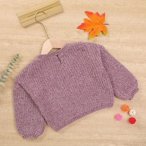 Vista 7 de JNBLDA Suéter de punto para bebé niña y niño, sudadera de manga larga para otoño e invierno