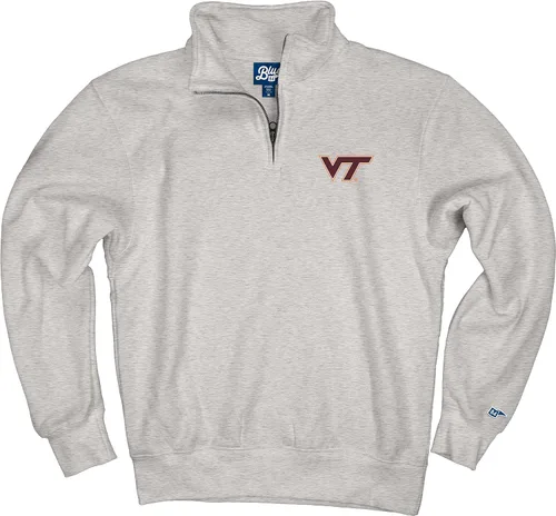 Vista 204 de Blue 84 Sudadera con cremallera de un cuarto para hombre de la NCAA