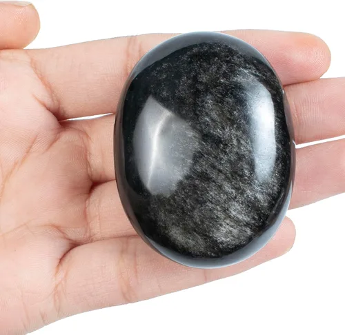 Vista 30 de Crocon® Piedra de palma grande de ojo de tigre de 1.969 in, más de 900 quilates, piedras de bolsillo para equilibrio natural de chakras, piedras