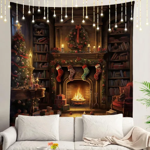 Vista 21 de Shrahala Modern Abstract Artwork Wall Tapestry, Orange Black Beige Wall Hanging Large Tapestry Decoration Polyester Fiber White Hem Around for Dorm