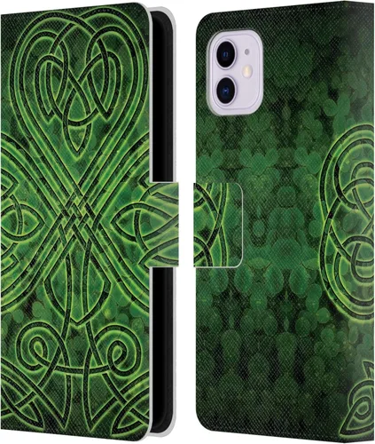 Vista 9 de Head Case Designs Funda de piel con licencia oficial de Brigid Ashwood Awen Celtic Wisdom 3, tipo cartera compatible con Apple iPhone 11