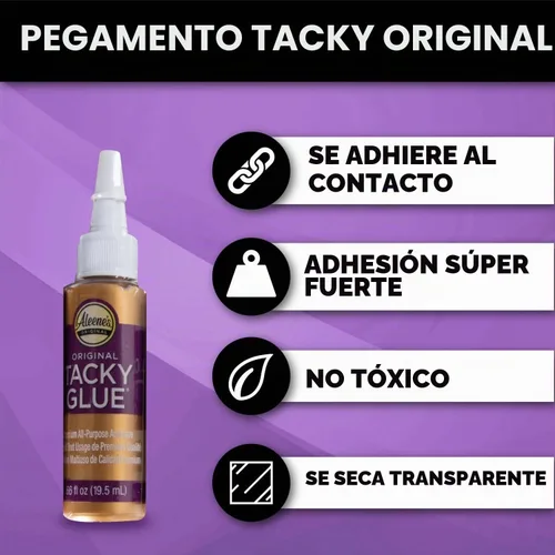 Vista 3 de Aleene's Tacky Glue Trial Pack, Craft Glue, 5 Pack 0.66 oz Each