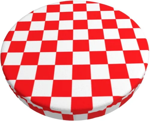 Vista 17 de Ouqiuwa Fundas redondas y lavables para taburetes de bar de baloncesto, 12 pulgadas