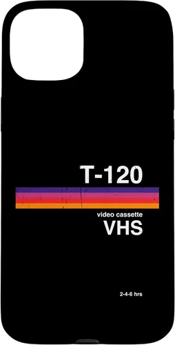 Vista 9 de Funda para disfraz de nostalgia retro para iPhone 16 con gráficos de cinta VHS de los años 80 y 90