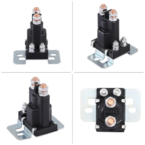 Vista 2 de Stylemafia Relé aislante de batería de 80 amperios y 12 V - SPST resistente de 4 pines - Evita la descarga de la batería primaria