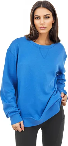 Vista 3 de GIVON Relaxed Fit Crewneck Sweatshirts Women Long Sleeve Sweatshirt Cute Pullover Lightweight Tops