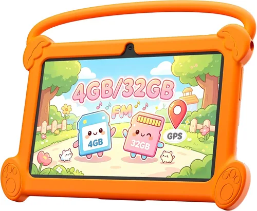 Vista 9 de Tablet para niños DIGITHINK de 7 pulgadas 3-9 con estuche protector, 4GB (2GB+2GB Expand) RAM 32GB ROM, tabletas para niños pequeños, dispositivo