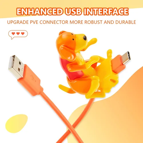 Vista 4 de Frienda - 2 piezas de cable de carga para perros, regalos de temporada de graduación, cable USB para mascotas con transmisión de datos