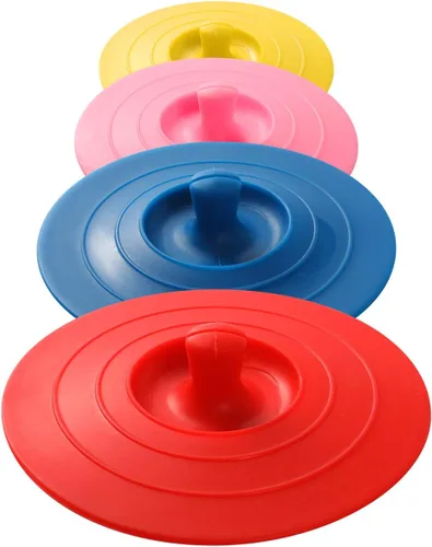 Vista 13 de Tapas de silicona (juego de 3), tapas de silicona multicolor Tapa de 3