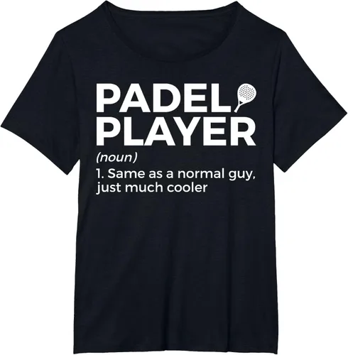 Vista 33 de Camiseta de Padel Player Definition Padel Tenis, Negro