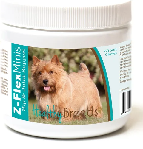 Vista 75 de Healthy Breeds Affenpinscher Z-Flex Minis - Masticables suaves para cadera y articulaciones, 60
