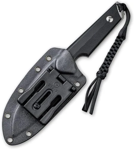 Vista 5 de CIVIVI Kepler C2109C - Cuchillo de hoja fija, mango G10 de 4.48 pulgadas, cuchillo para cinturón con funda Kydex, cordón, clip para actividades al