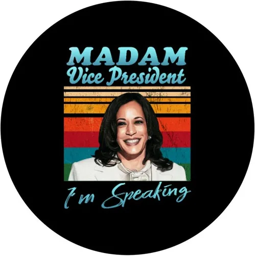Vista 3 de Señora vicepresidenta Kamala Harris I'm Speaking PopSockets PopGrip: agarre intercambiable para teléfonos y tabletas