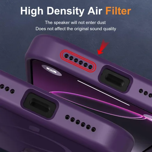 Vista 14 de MOCCA - Funda magnética resistente para iPhone XR de 6.1 pulgadas, compatible con MagSafe, funda con protección contra caídas de grado militar