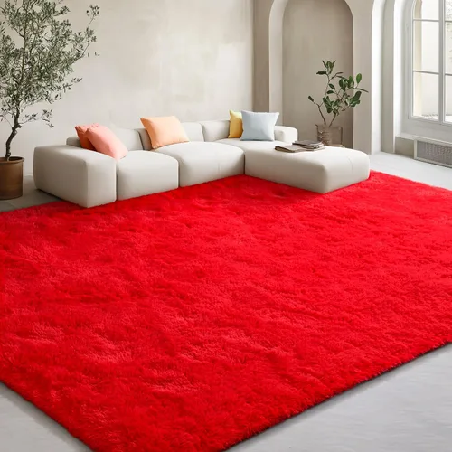 Vista 48 de EVOIONOS Alfombra Redonda Negra para Dormitorio, 4x4 Pies Alfombra de Área Circular Suave y Esponjosa para Sala de Estar, Alfombra Circular de Felpa