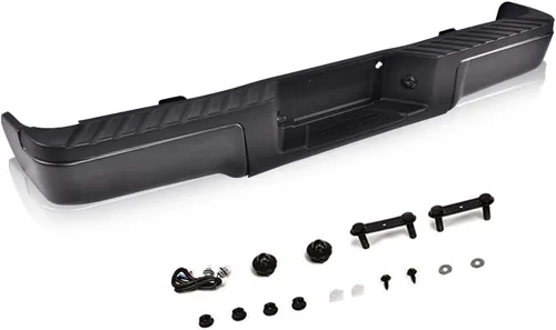 Vista 9 de PIT66 Conjunto de Cobertura de Parachoques Trasero de Acero, Compatible con Ford F150 2009-2014 9L3Z17906A-PFM, 9L3Z17906A, 9L3Z17B807A
