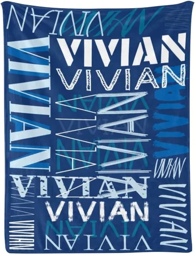 Vista 31 de Dr.TOUGH Manta personalizada con nombre, texto y nombre, para regalos de cumpleaños de adultos o niños, Navidad, regalo de la madre, del padre, día