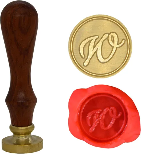 Vista 25 de Wax Seal Stamp Letter A-Z, Alphabet Initial Sealing Stamp for Christmas & Thanksgiving Cards, Wedding Invitation W-S-2 (Letter A)